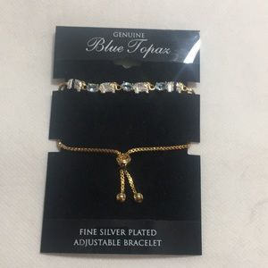 - FINE SILVER PLATED ADJUSTABLE BRACELET MCB11627